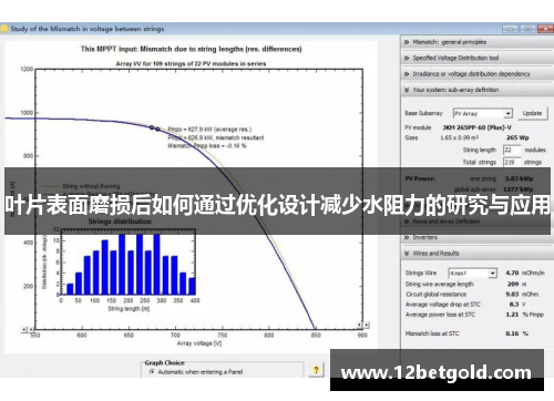 叶片表面磨损后如何通过优化设计减少水阻力的研究与应用